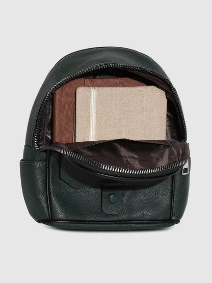 Elevated Round Mini Backpack - Forest Green