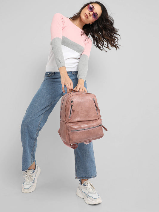 The Daily Mini Backpack - Nude Pink