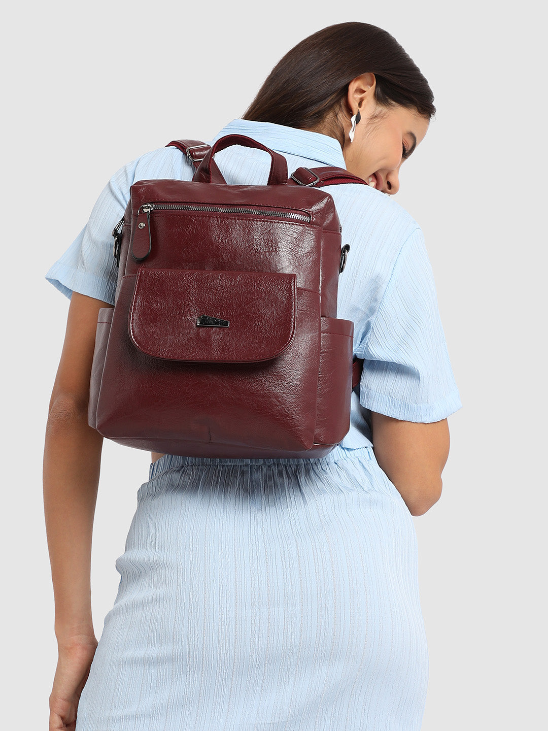 The Nomad Mini Backpack - Maroon