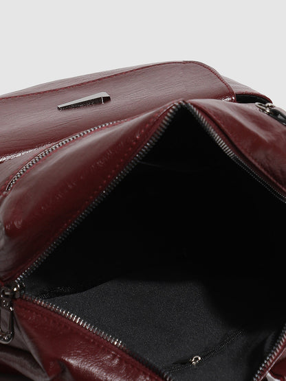 The Nomad Mini Backpack - Maroon