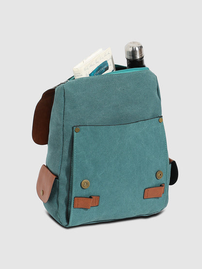 The Journey Backpack - Teal Green & Brown