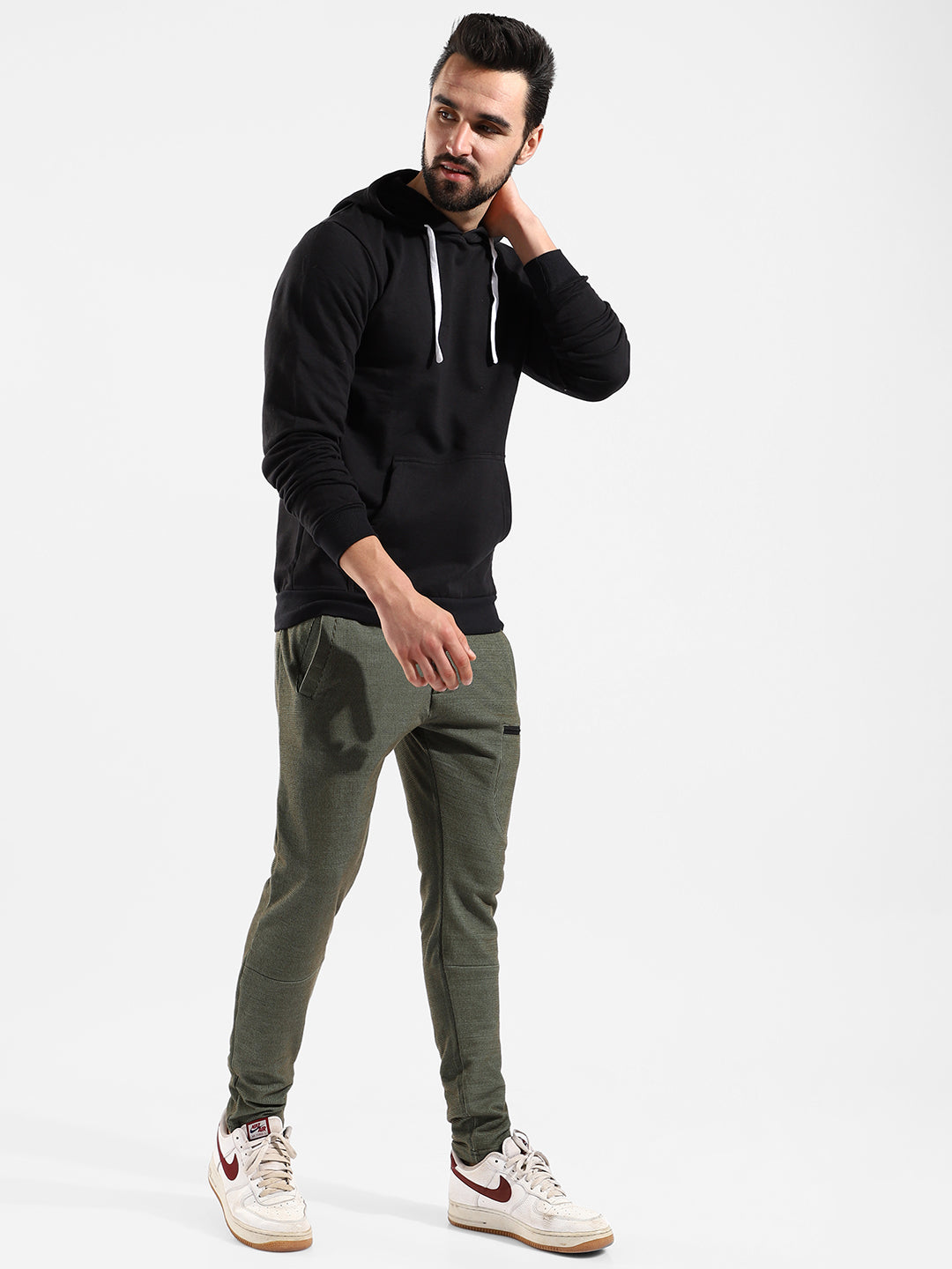 Cotton Solid Regular Fit Tracksuit For Casual Wear