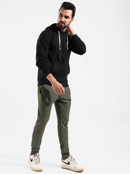 Cotton Solid Regular Fit Tracksuit For Casual Wear