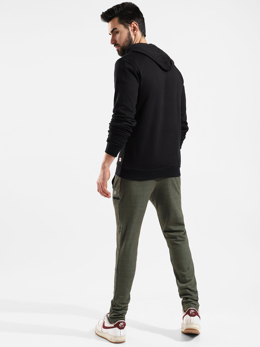 Cotton Solid Regular Fit Tracksuit For Casual Wear