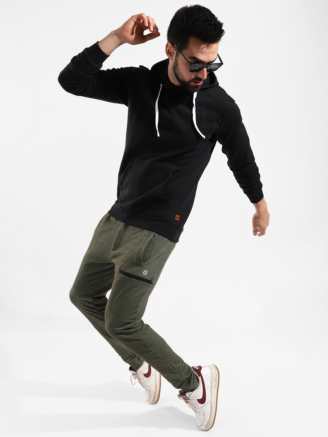 Cotton Solid Regular Fit Tracksuit For Casual Wear
