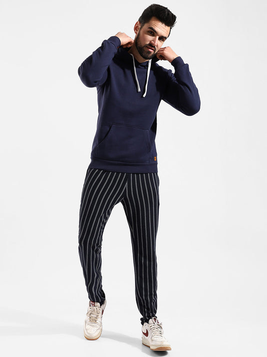 Cotton Solid Regular Fit Tracksuit For Casual Wear