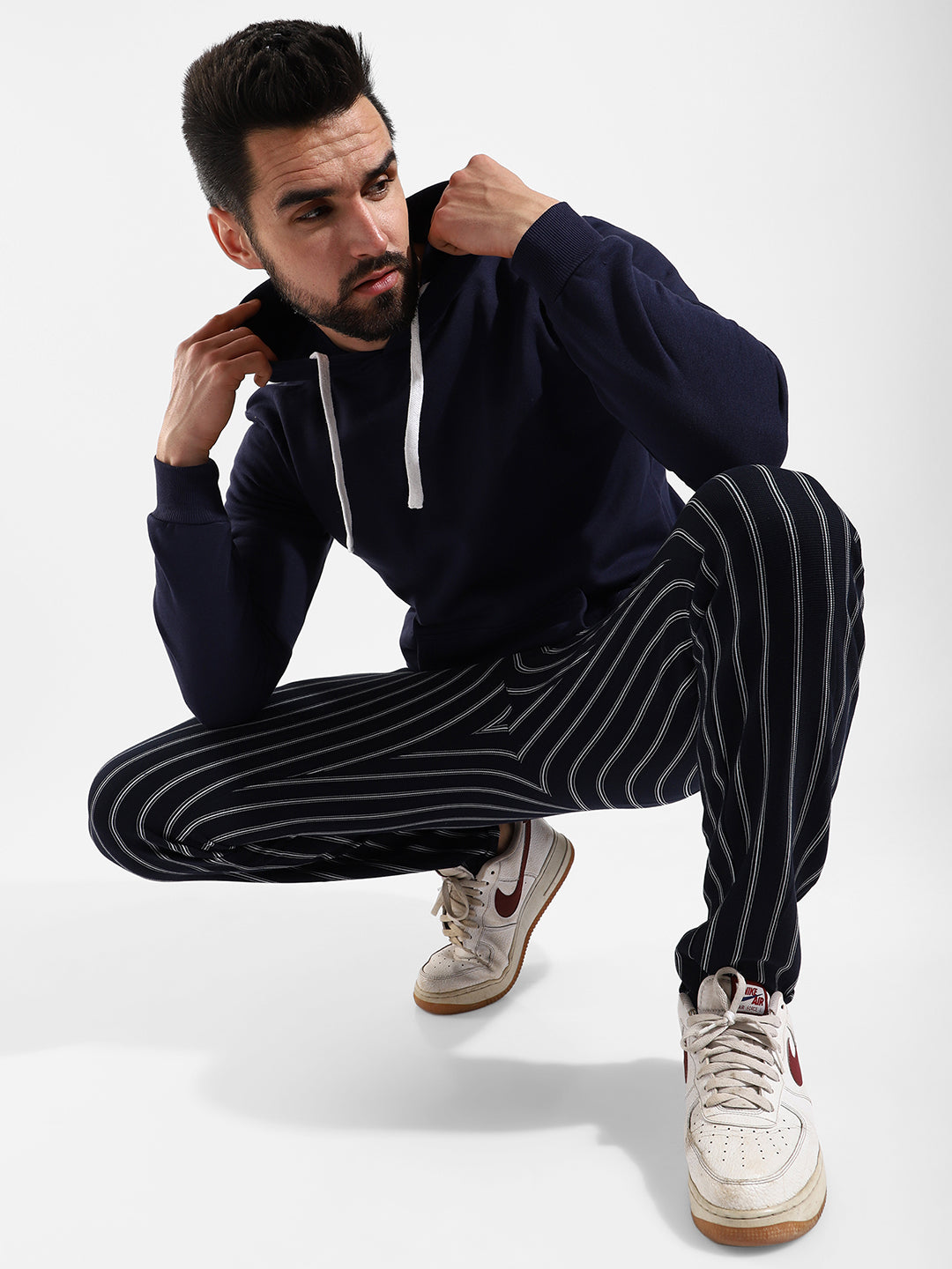 Cotton Solid Regular Fit Tracksuit For Casual Wear
