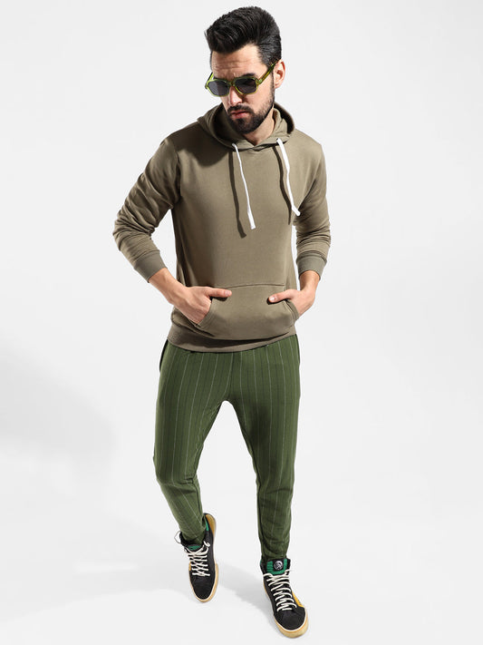 Cotton Solid Regular Fit Tracksuit For Casual Wear