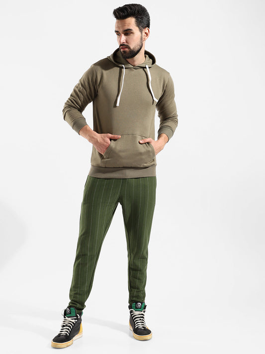 Cotton Solid Regular Fit Tracksuit For Casual Wear