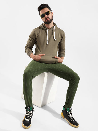 Cotton Solid Regular Fit Tracksuit For Casual Wear