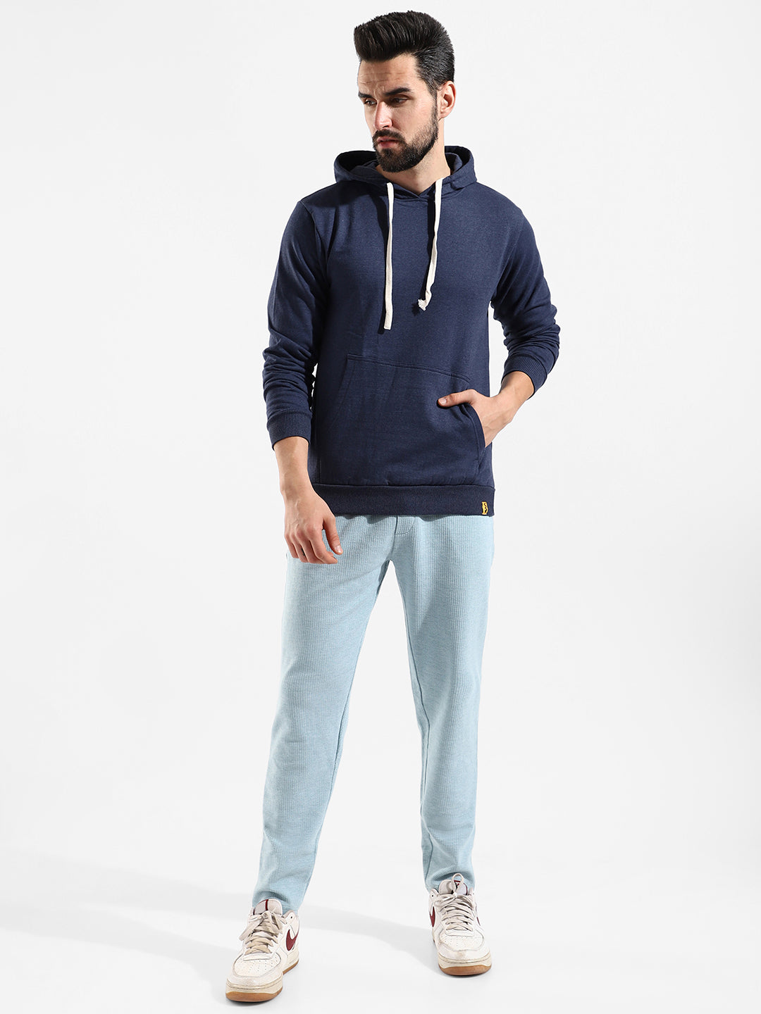 Cotton Solid Regular Fit Tracksuit For Casual Wear