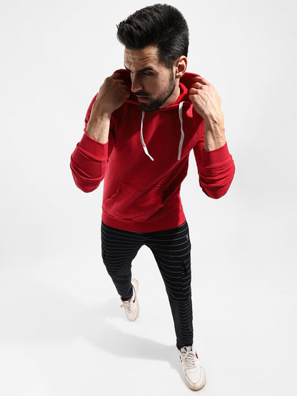 Cotton Solid Regular Fit Tracksuit For Casual Wear
