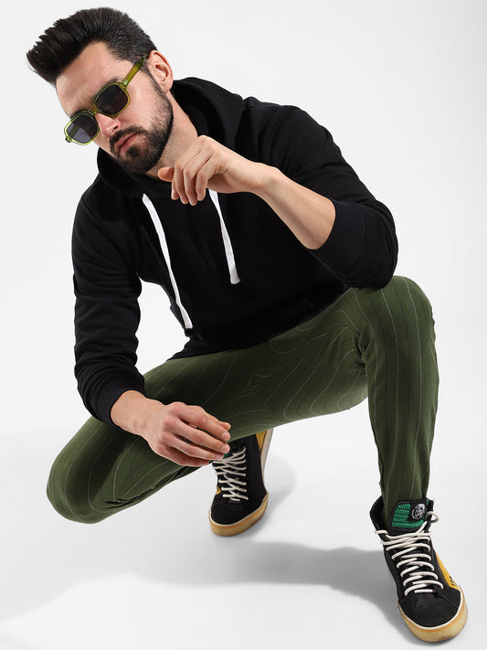 Cotton Solid Regular Fit Tracksuit For Casual Wear