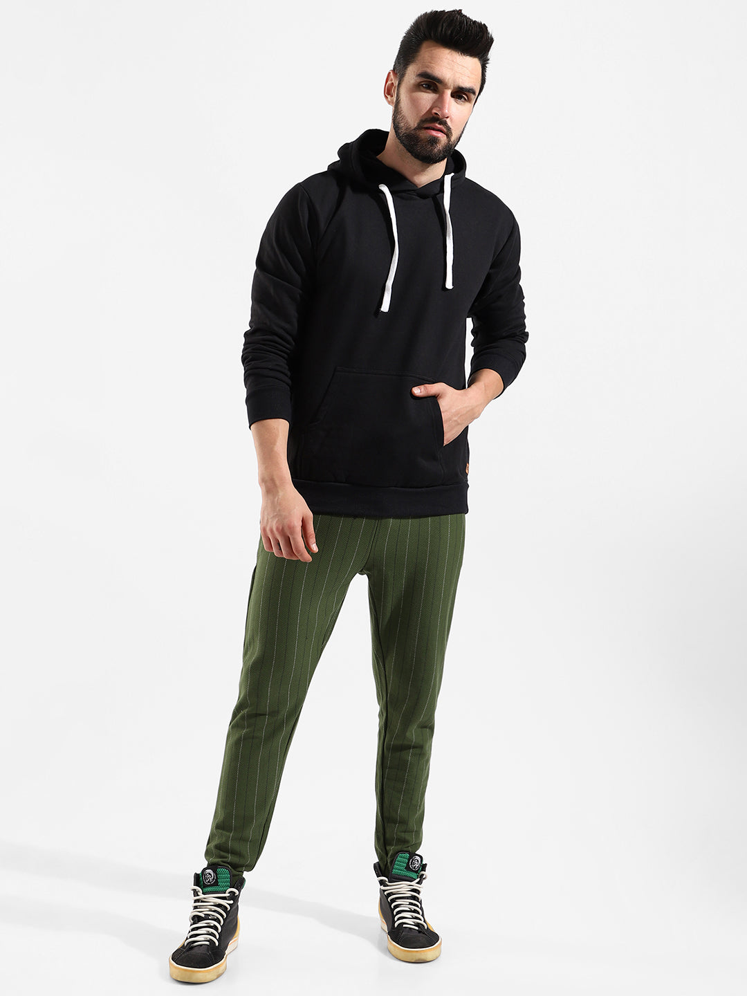 Cotton Solid Regular Fit Tracksuit For Casual Wear