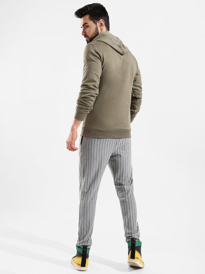 Cotton Solid Regular Fit Tracksuit For Casual Wear