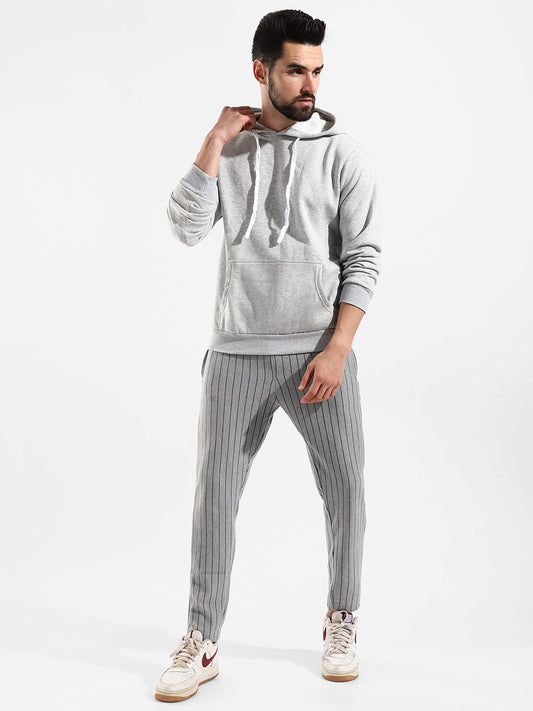 Cotton Solid Regular Fit Tracksuit For Casual Wear