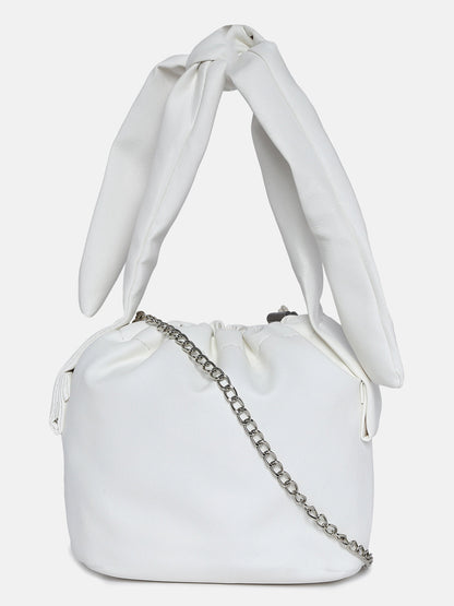 Becca White Bucket Bag