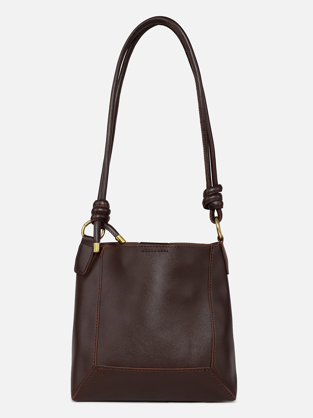 Cocoa Dark Brown Tote With Pouch & Wallet Set