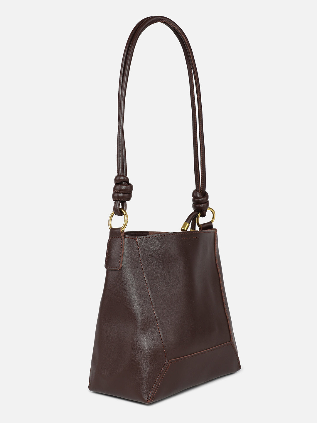 Cocoa Dark Brown Tote With Pouch & Wallet Set