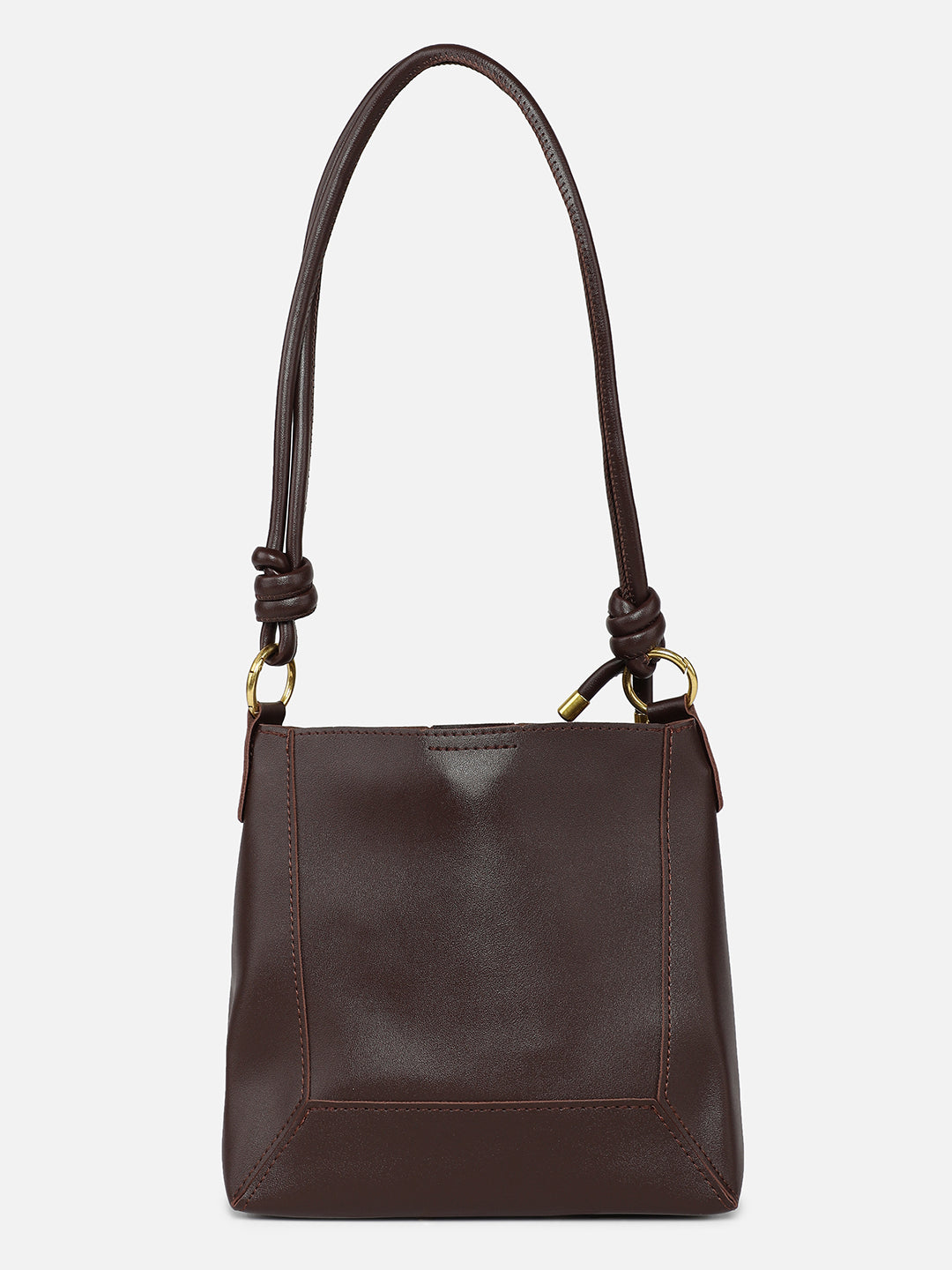 Cocoa Dark Brown Tote With Pouch & Wallet Set