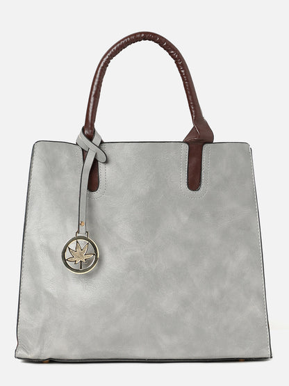 Solid Grey Bag Combo Set