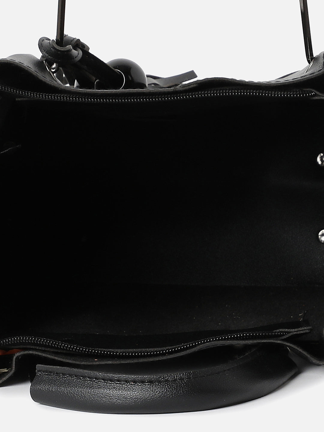 Women Textured Black Bags Combo Set