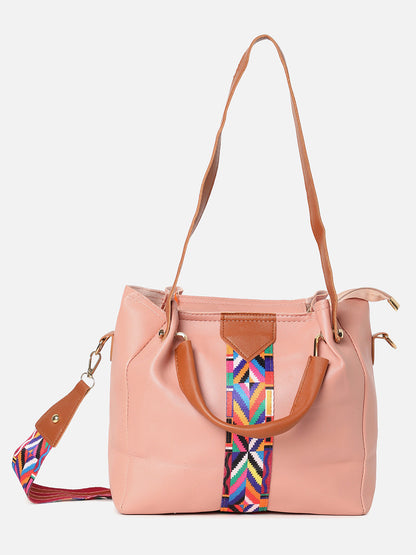 Solid Pink Bag Combo Set