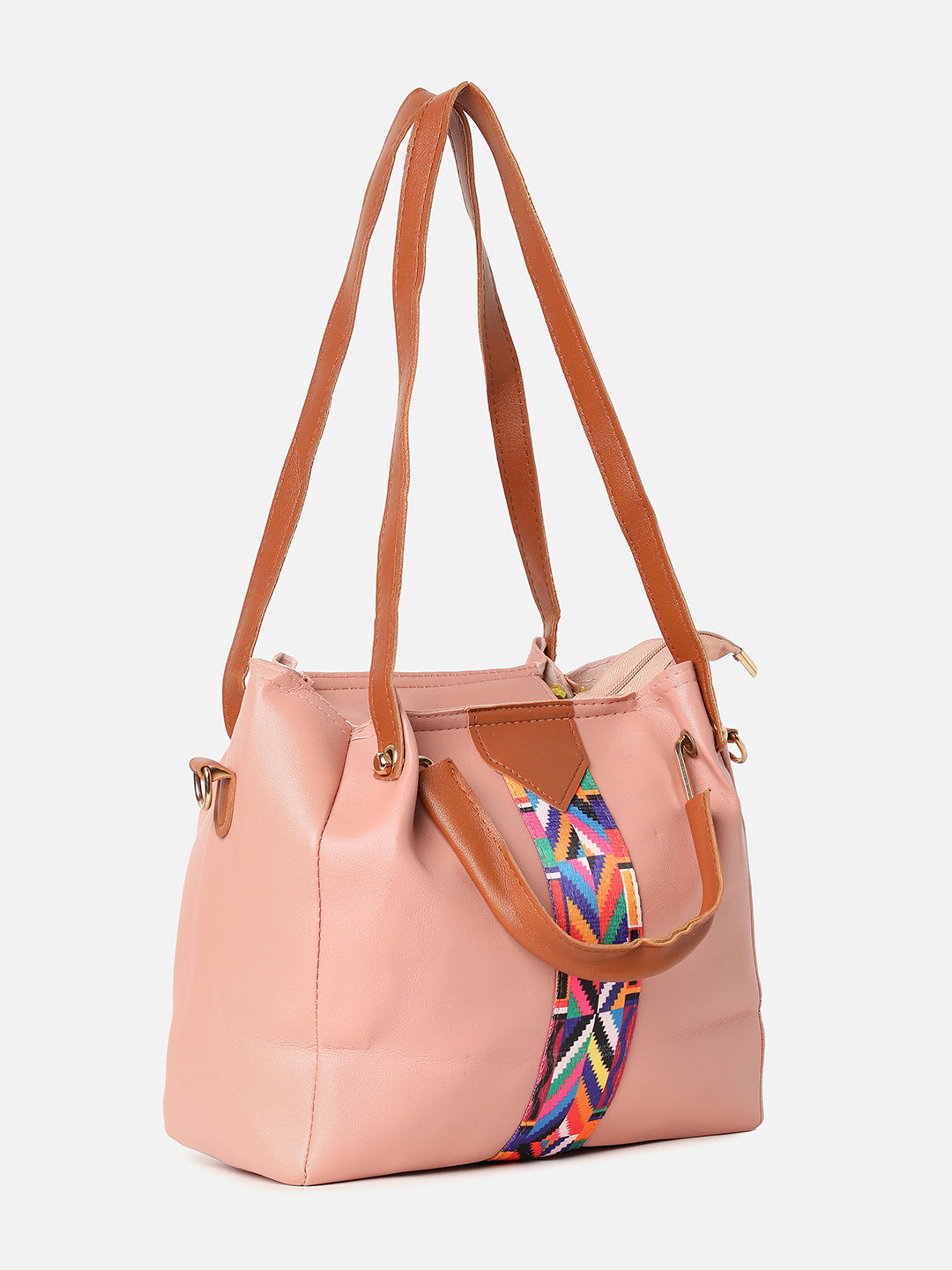 Solid Pink Bag Combo Set