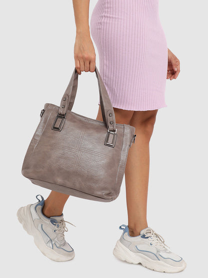City Essential Handbag - Greige