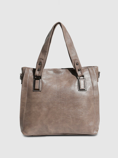 City Essential Handbag - Greige
