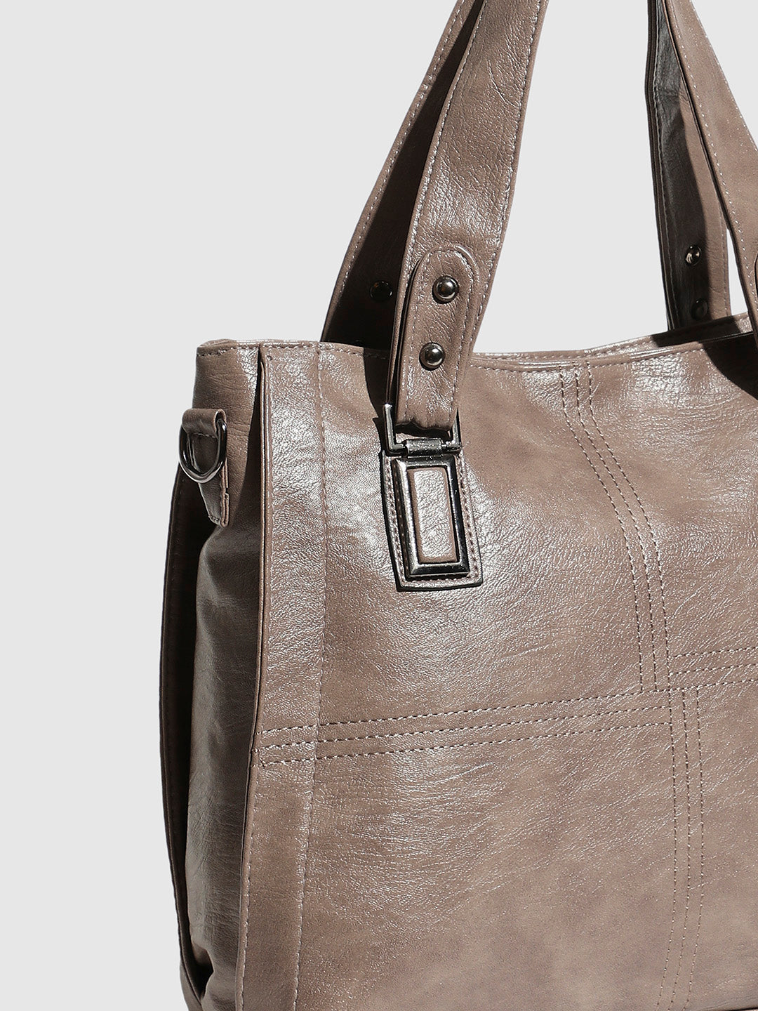 City Essential Handbag - Greige