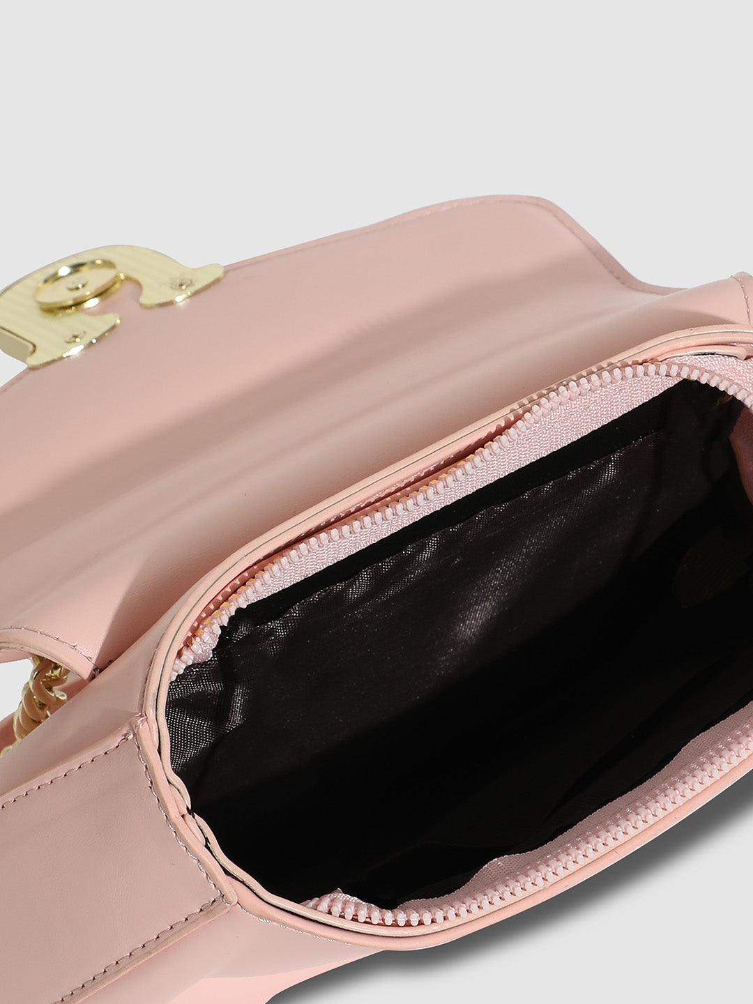Horseshoe Buckle Sling Bag - Blush Pink