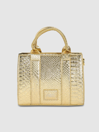 Scale Mini Handbag - Gold