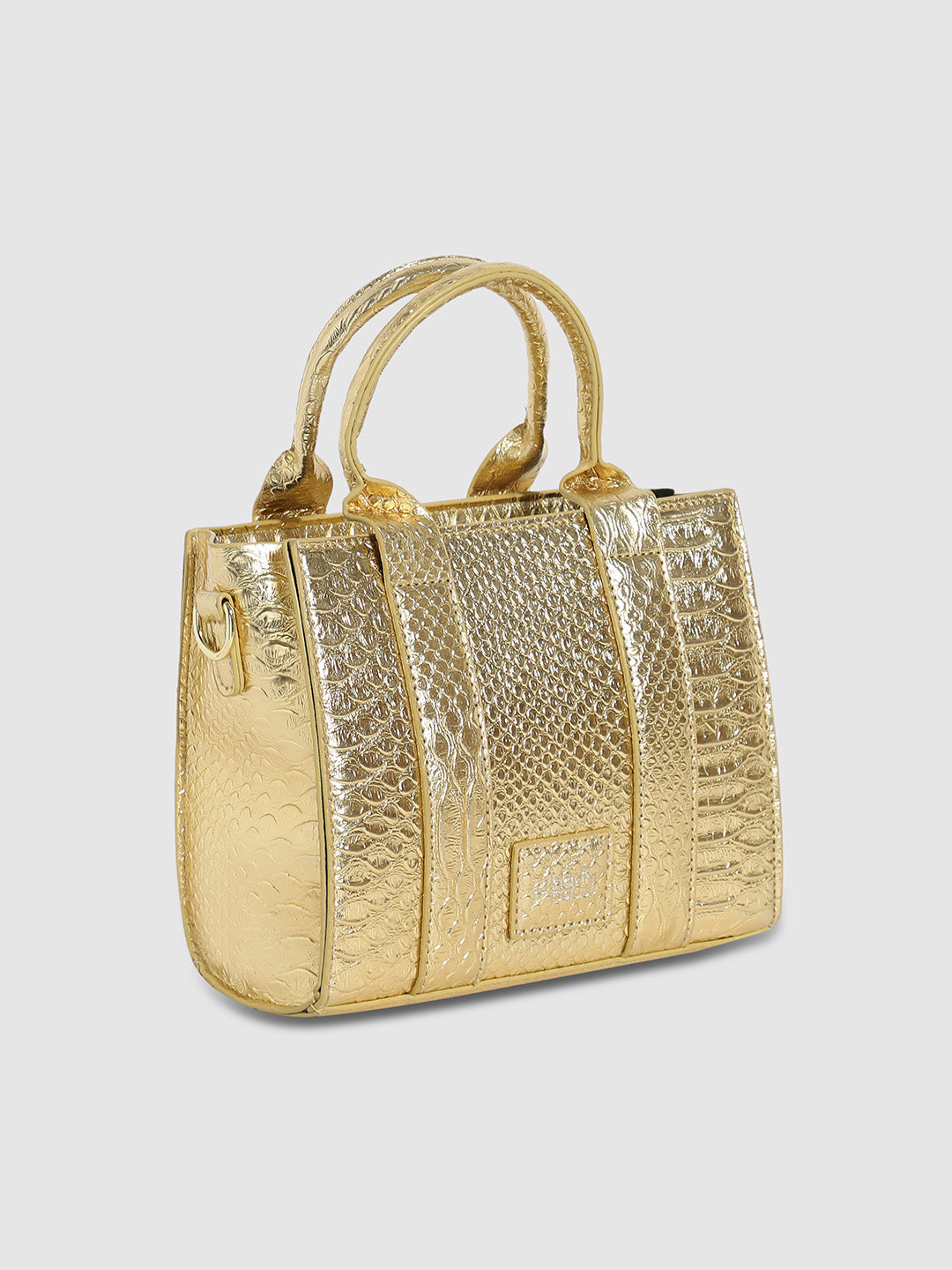 Scale Mini Handbag - Gold
