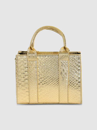Scale Mini Handbag - Gold