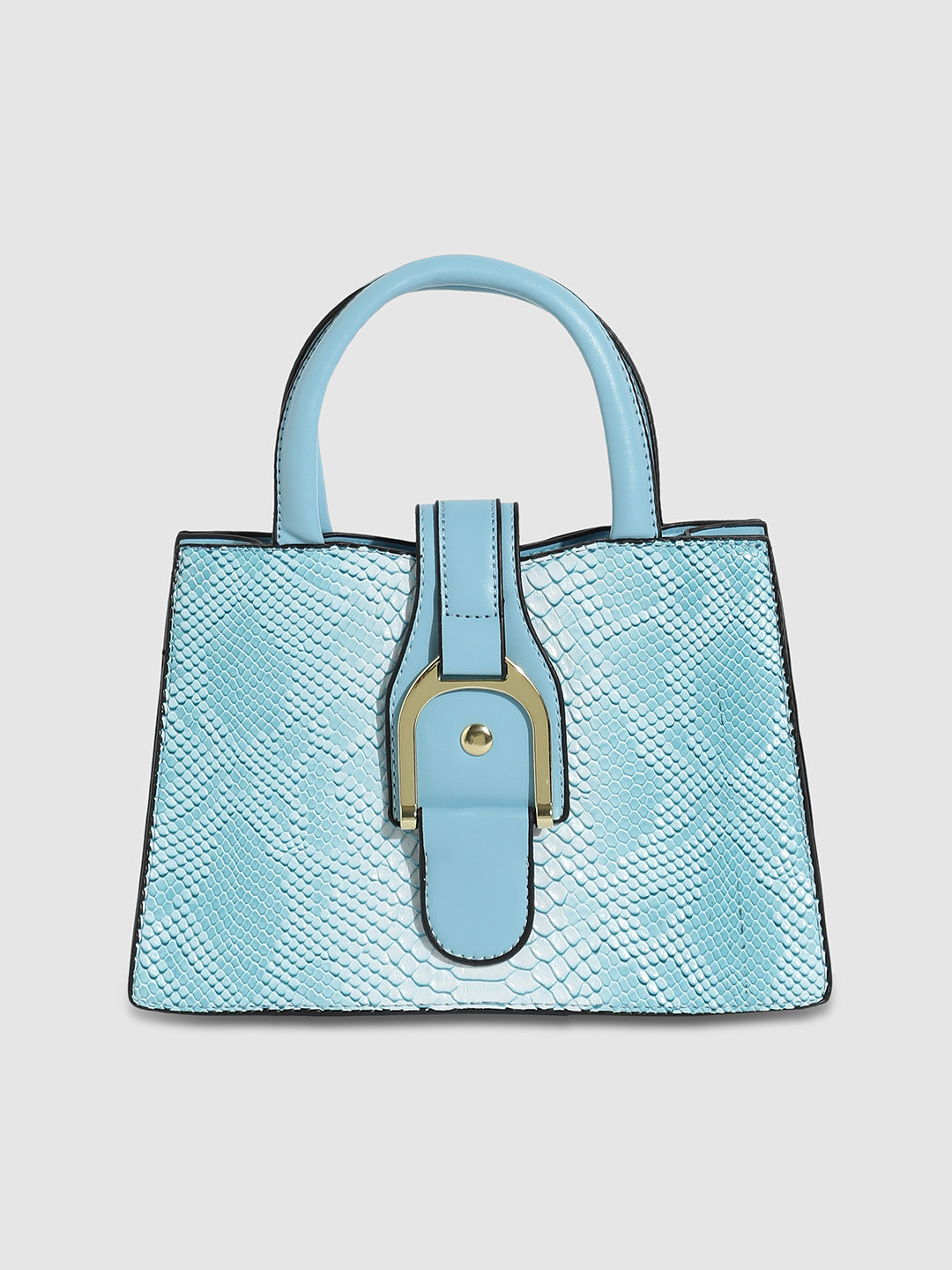 Ombre Scale Handbag - Sky Blue