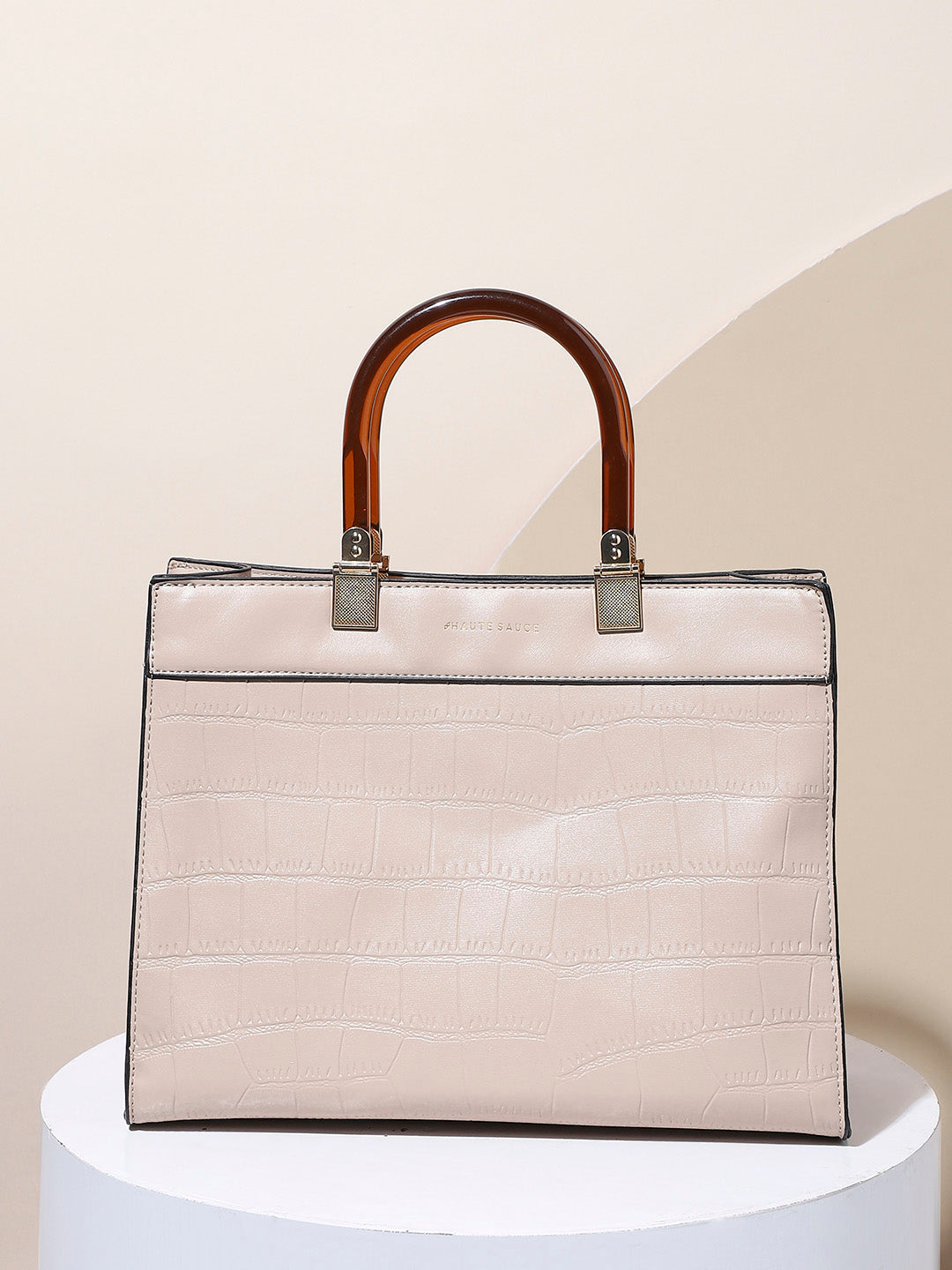 Everyday Scale Handbag - Beige