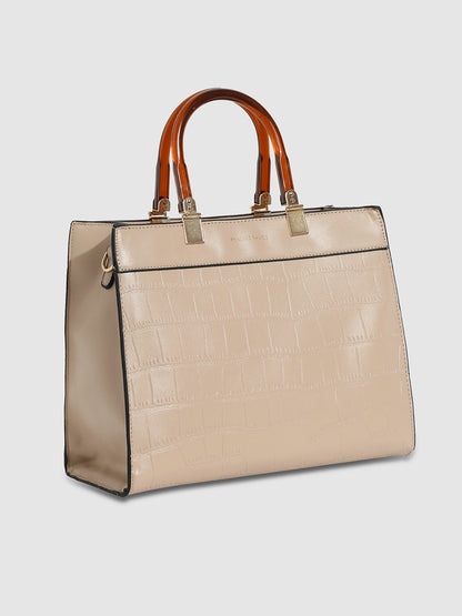 Everyday Scale Handbag - Beige