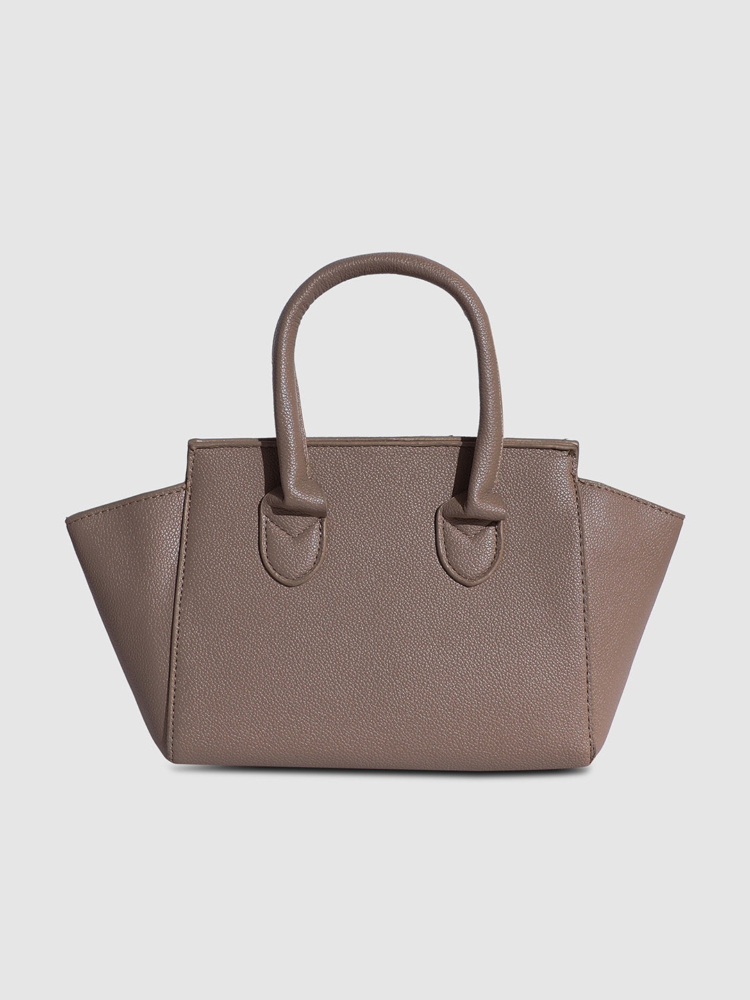 Over The Flap Mini Handbag - Greige