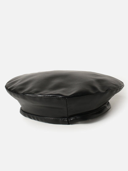 Women Solid Black Hat