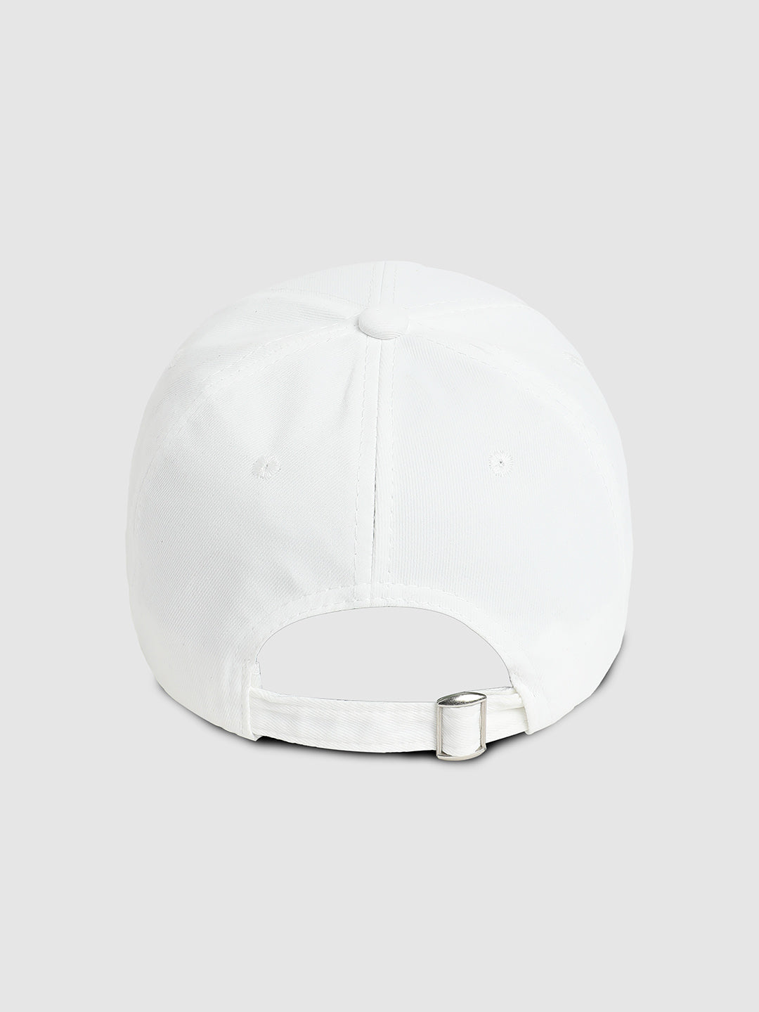 Rhinestone Butterfly Baseball Cap - White