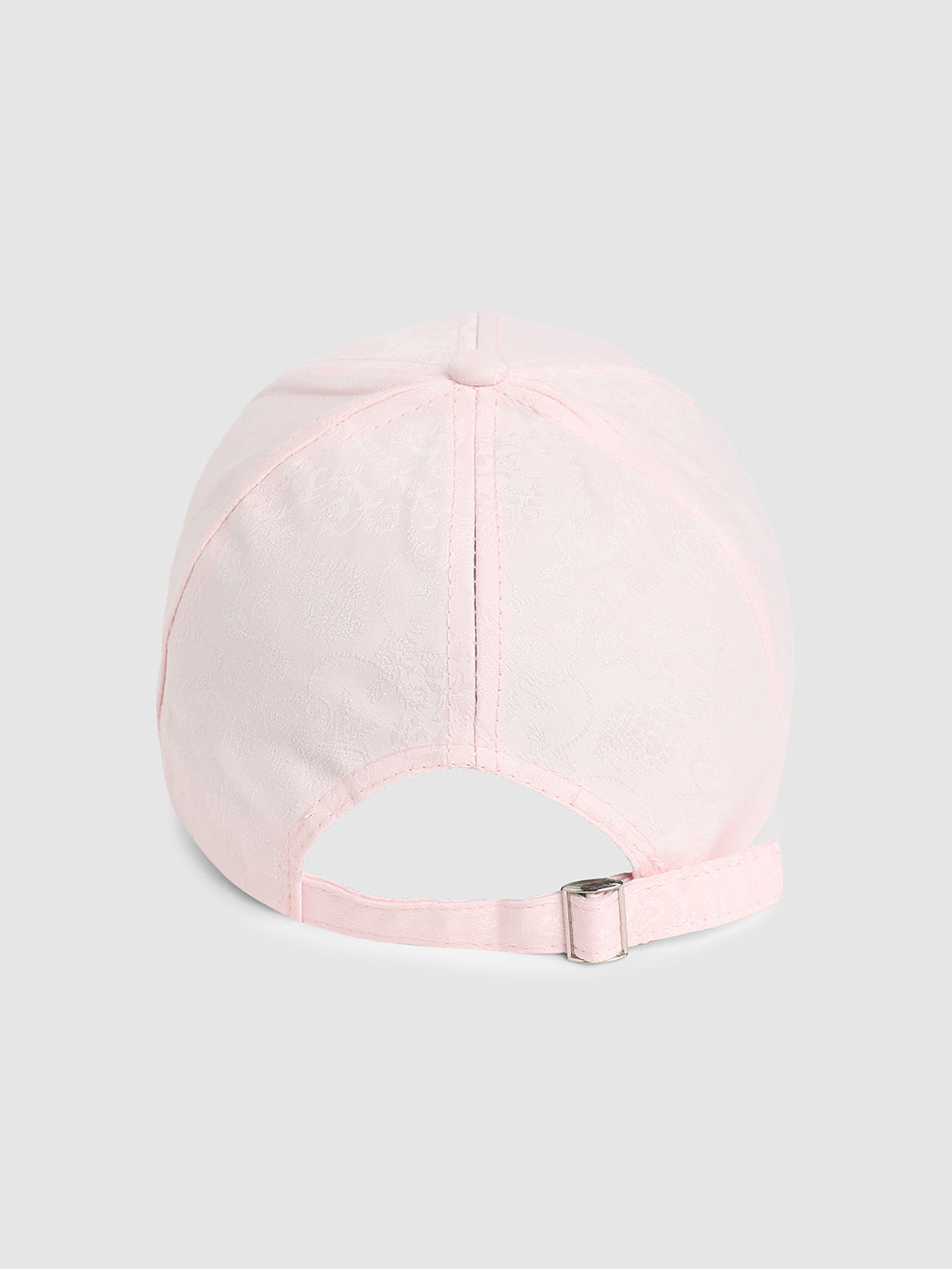 Jaquard Butterfly Baseball Cap - Baby Pink