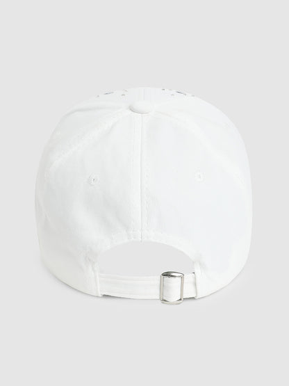 Rhinestone Galaxy Baseball Cap - White