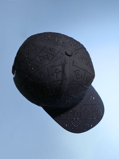 Embellished Pearl Beret Hat - White