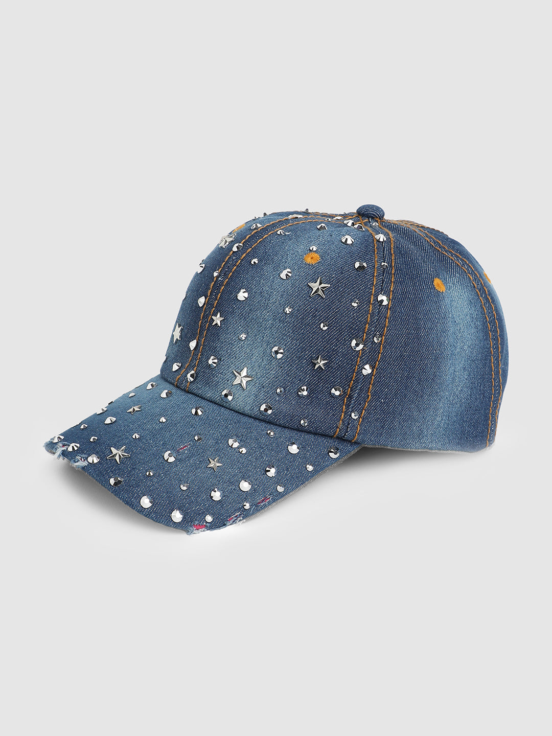 Studded Galaxy Baseball Cap - Blue