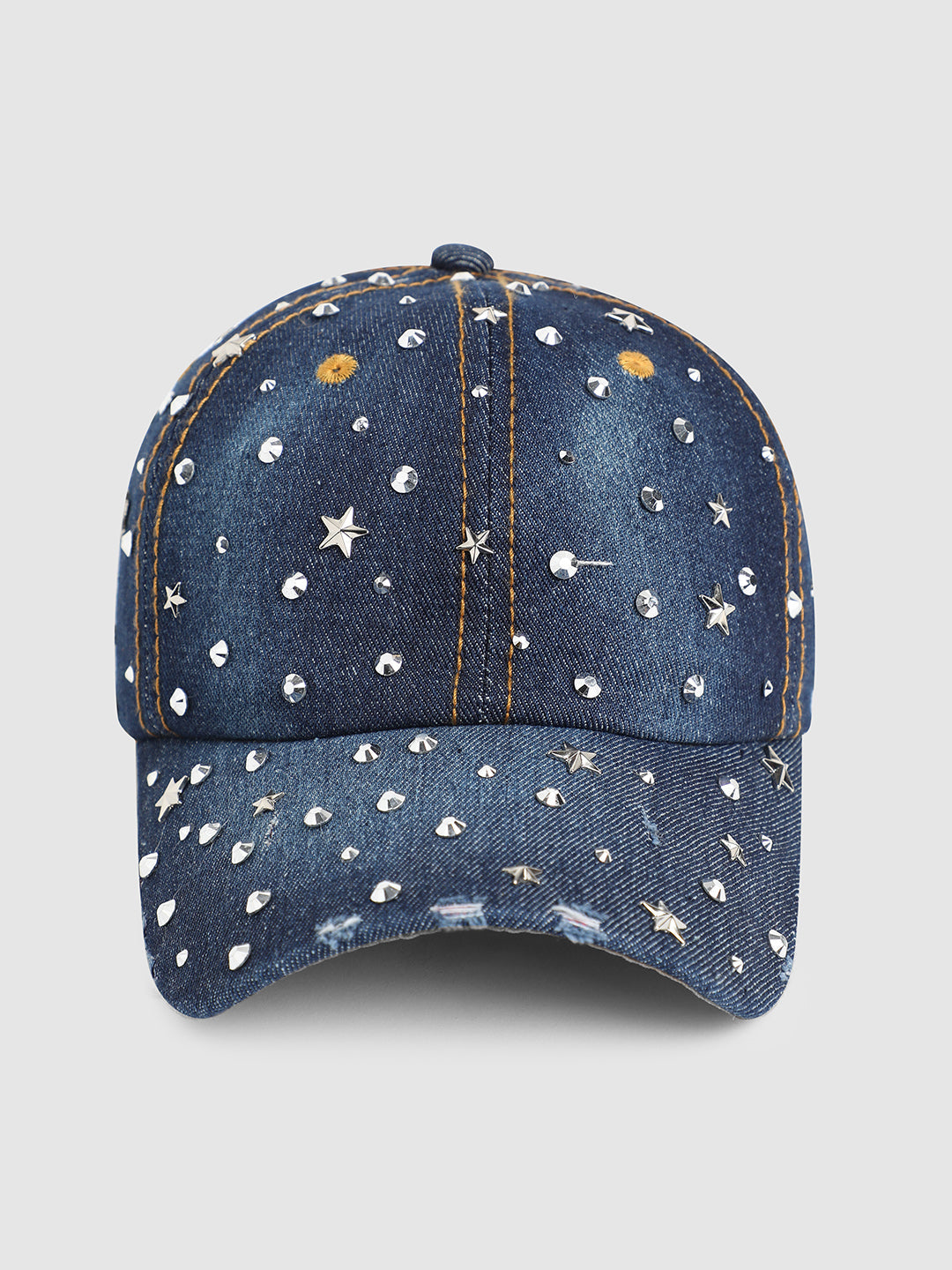 Studded Galaxy Baseball Cap - Navy Blue