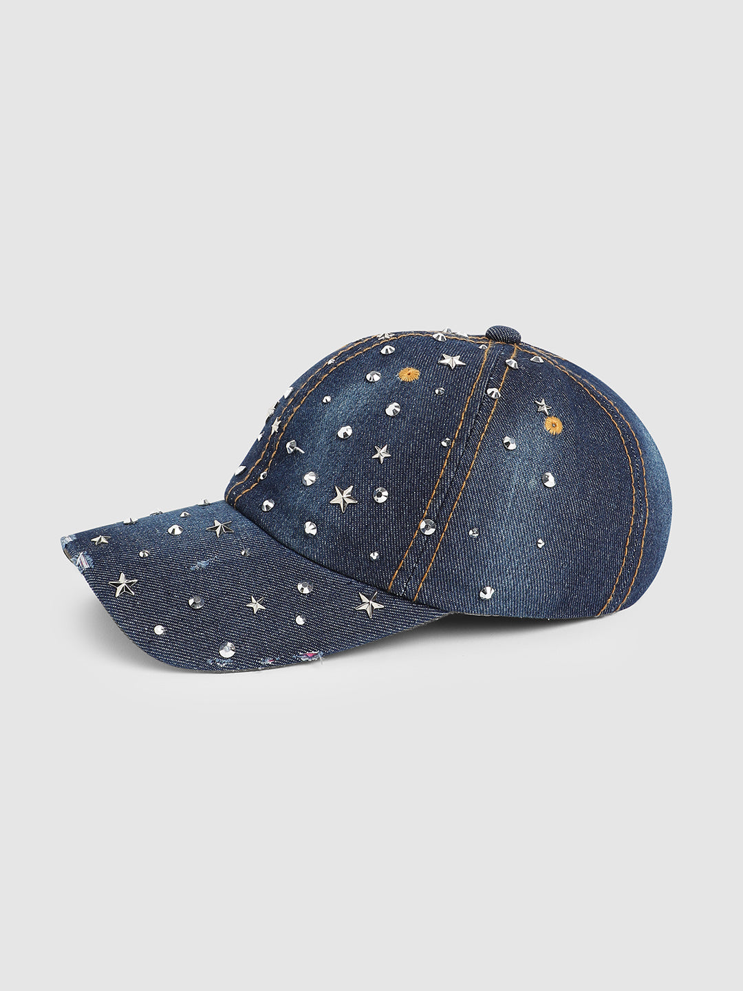 Studded Galaxy Baseball Cap - Navy Blue