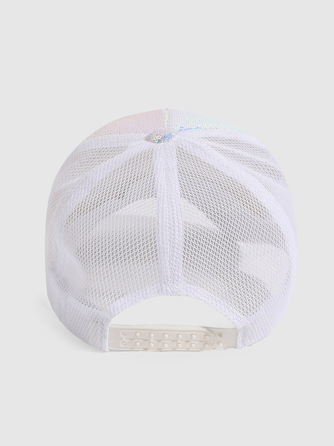 Embellished Baseball Cap - White