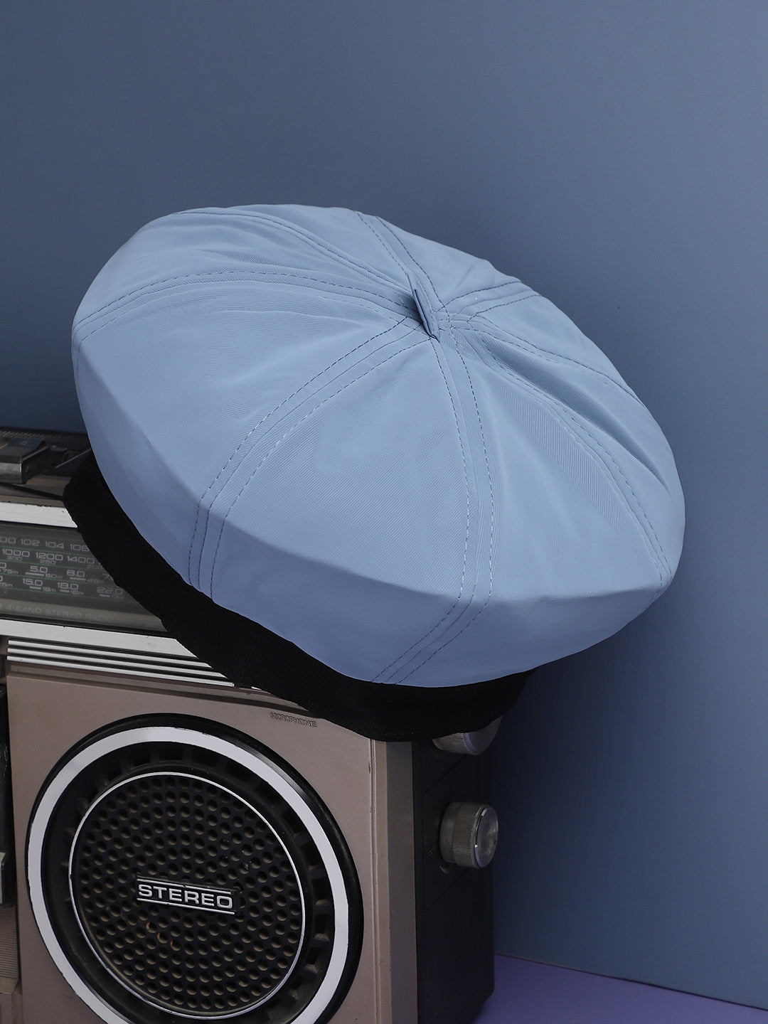 Pin Tipped Bakerboy Hat - Icy Blue