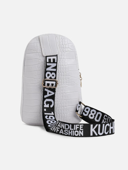 Solid Casual Sling Bag